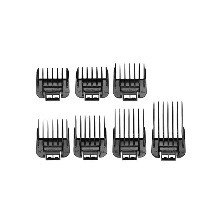 Andis Snap-On Blade Attachment Combs, 7-Comb Set #01380