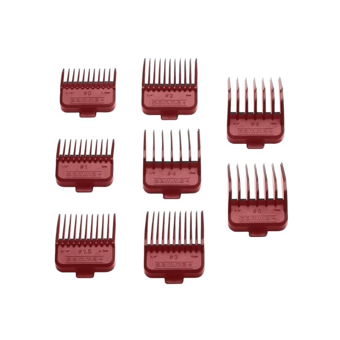 Gamma Double Magnetic Clipper Guards - Red #GPDR